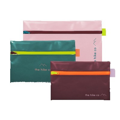 Medium Tarpaulin Zip Front Pouch