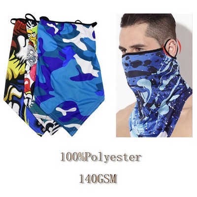 Stylish Bandana Face Mask with Full Color Dye Sublimation an