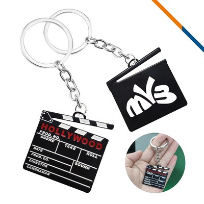 Director Clapboard Keychain