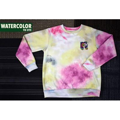 Tie Dye Crew Neck Sweatshirt