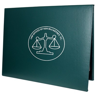 Turned Edge Single Diploma Holder (Portrait Style) Turned Edge Single Diploma Holder (Portrait)