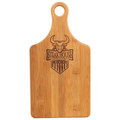 7" x 13.5" - Wood Cutting Boards - Paddle Shaped Bamboo