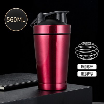 18 Oz. Stainless Steel Vacuum Shaker Bottle w/Ceramic Inner Coating