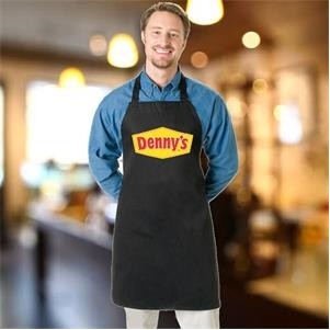 Wide Bib Butcher Apron w/ Custom Logo Full Length Apron