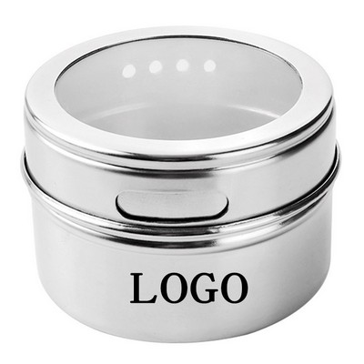 Stainless Steel Magnetic Spice Jars