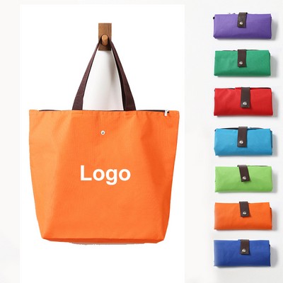 600D Oxford Cloth Foldable Waterproof Shopping Bag Tote Bag