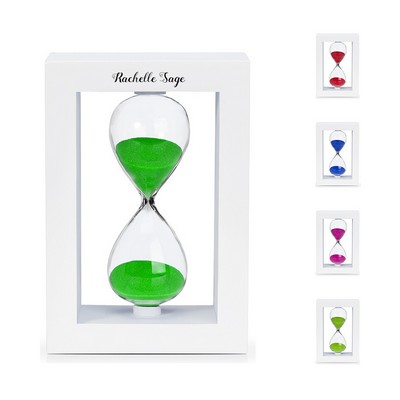 Hourglass Sand Timer with Frame