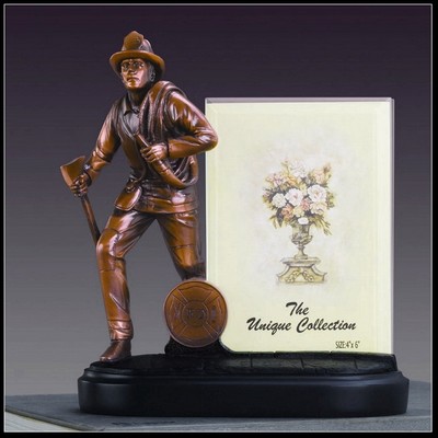 Fireman Picture Frame Trophy (7"x8.5")