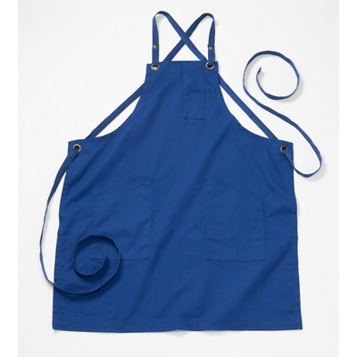 3-Pocket Twill Bib Apron - Unisex