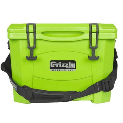 Grizzly 15 Quart Cooler in Lime