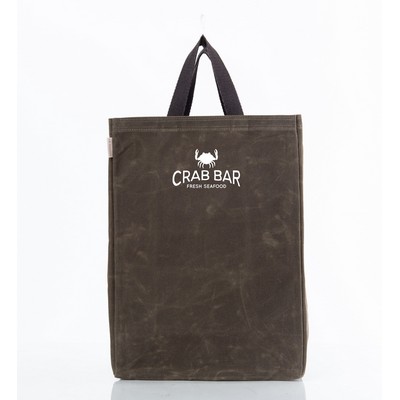 Waxed Canvas Market Tote