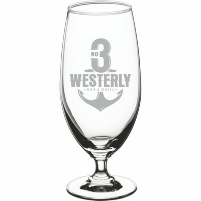 Deep Etched or Laser Engraved Acopa 10 oz. Stemmed Pilsner Glass