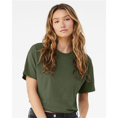 Bella+Canvas® Women's Jersey Crop Tee