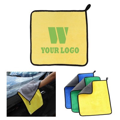 Dual-Sided Microfiber Car Drying Towel