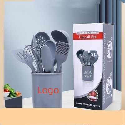 Silicone Utensils Set Heat Resistant Cookware Utensils Kit to Kitchen Tools for Non-Stick Cookware