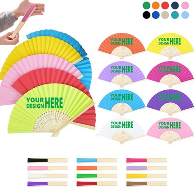 Summer Fan Artistic Adventures Children's Blank Folding Paper Fans