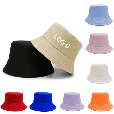 Cotton Bucket Hat Foldable Packable