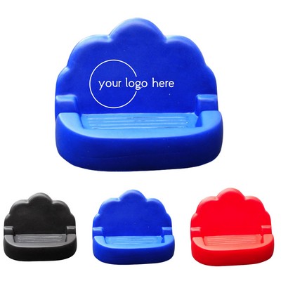 This 2 in 1 Squeezable Clouds Phone Holder