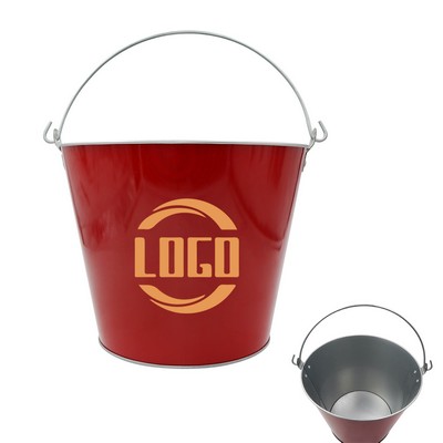 5 Quart Galvanized Pail Beer Bucket with Handle