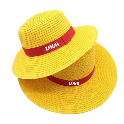 Sun Protection Floppy Straw Hat