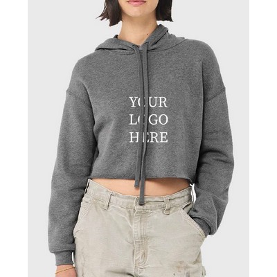 BELLA + CANVAS - Women's Crop Fleece Hoodie