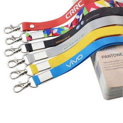 3/4" Polyester Custom Printed Lanyard