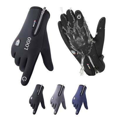 Outdoor Waterproof Warm Cycling Gloves