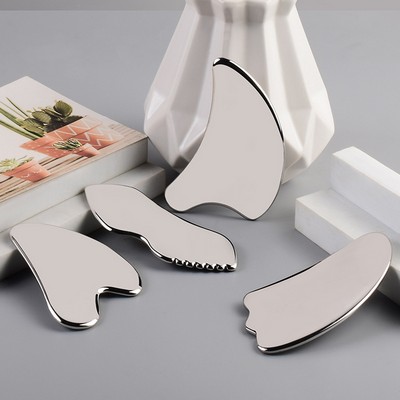 Stainless Steel Heart-shaped Gua Sha Massager