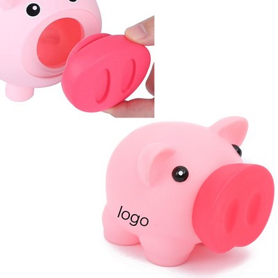 Mini Soft Pig Piggy Bank