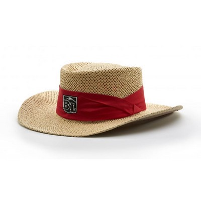 Richardson® Classic Gambler Straw Hat