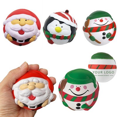 Christmas Theme Stress Reliever Ball