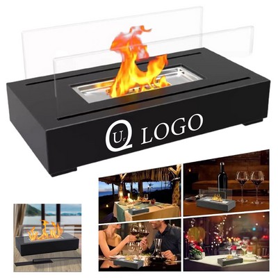 Rectangle Tabletop Bio Ethanol Fireplace