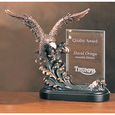 Vision Eagle Award w/Glass Panel