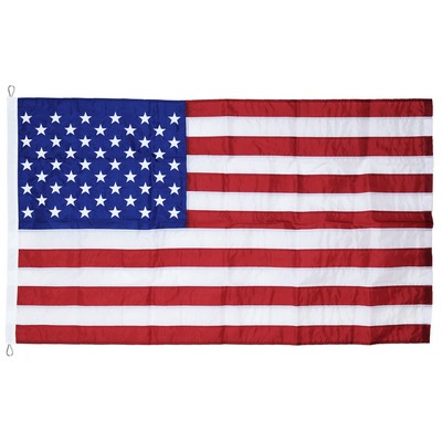 30' x 50' U.S. Nylon Flag with Rope and Thimble