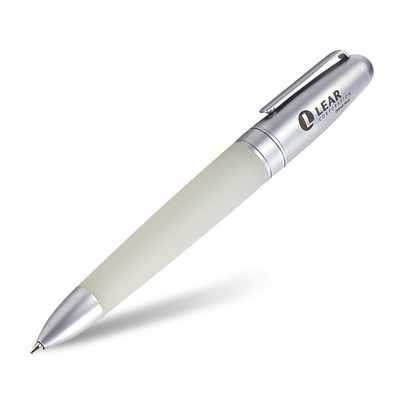 Soft Touch Series Twist Action Ballpoint Pen with Rubberized Alloy Barrel