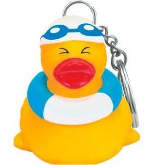 Rubber Pool Pal Duck Key Chain©