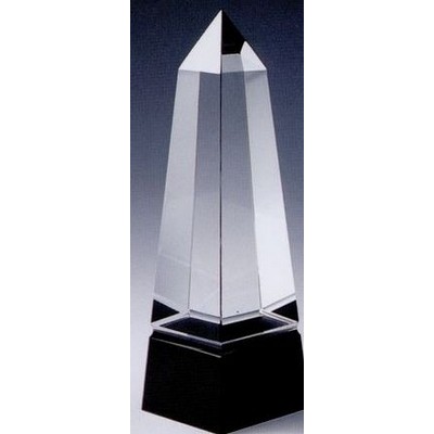 Eminence Obelisk Crystal Award (8"x2 3/8")