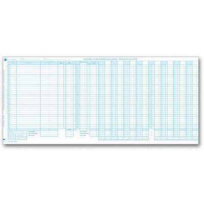 One-Write® General Disbursement Journal Sheet