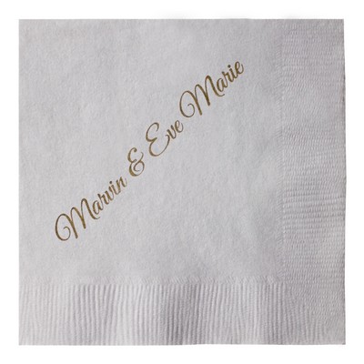 Petite Line Colored 2 Ply Beverage Napkin (Light Tone Colors)