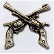 Stock Western Motifs Lapel Pins (Crossed Pistols)