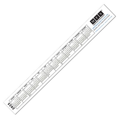 Monitor Calendar Strip, 12"