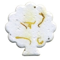 Apple Tree Ornament w/Embedded Wildflower Seed