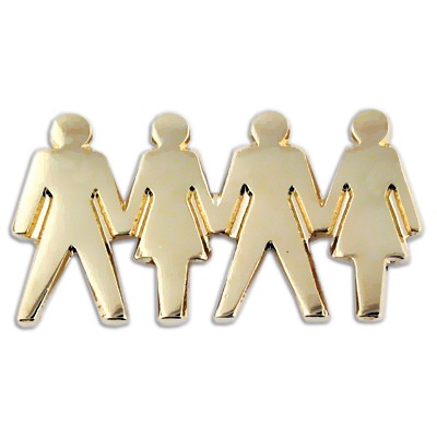 Teamwork People Pin