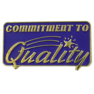 Commitment to Quality Pin