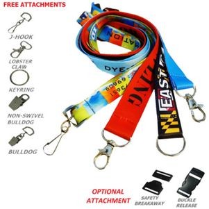 3/4" Dye-Sublimation Lanyards