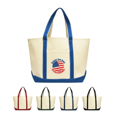 Heavy Duty Durable Cotton Canvas Tote Bag s Boat Bag