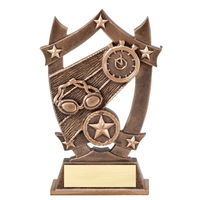 Swimming Stars Resin Award - 6 1/4"