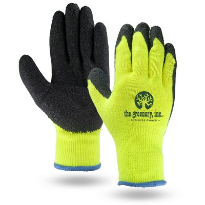 Hi-Viz Palm Dipped Gloves