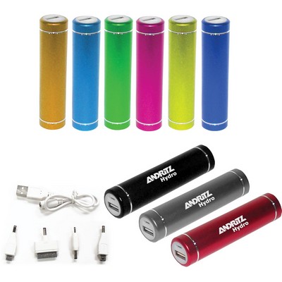 2600mAh Cylinder Power Bank