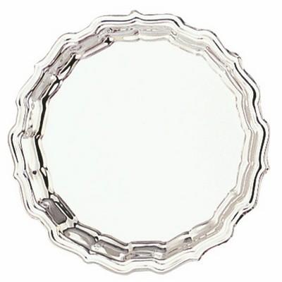 10" Silver Chippendale Tray